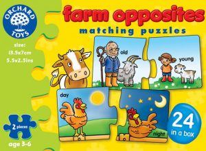 Farm Opposites Puzzle